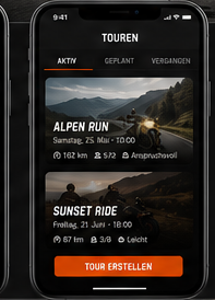 NODBOUND App: Touren